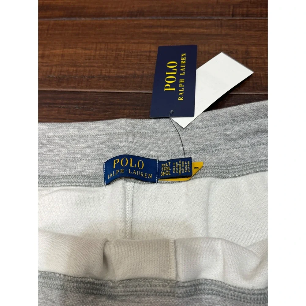 Polo Ralph Lauren Mens 3XLT Gray Fleece Sweatpants Joggers NWT